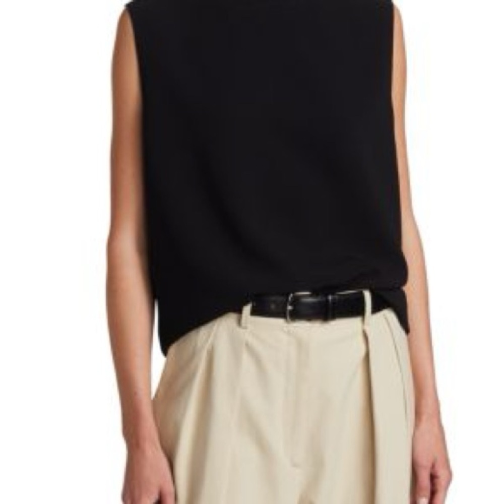 Nine West Black Sleeveless Muscle Tee